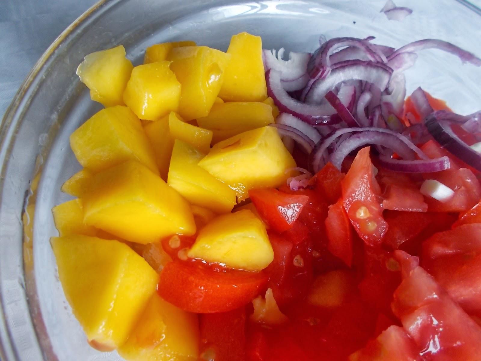 Surówka z mango
