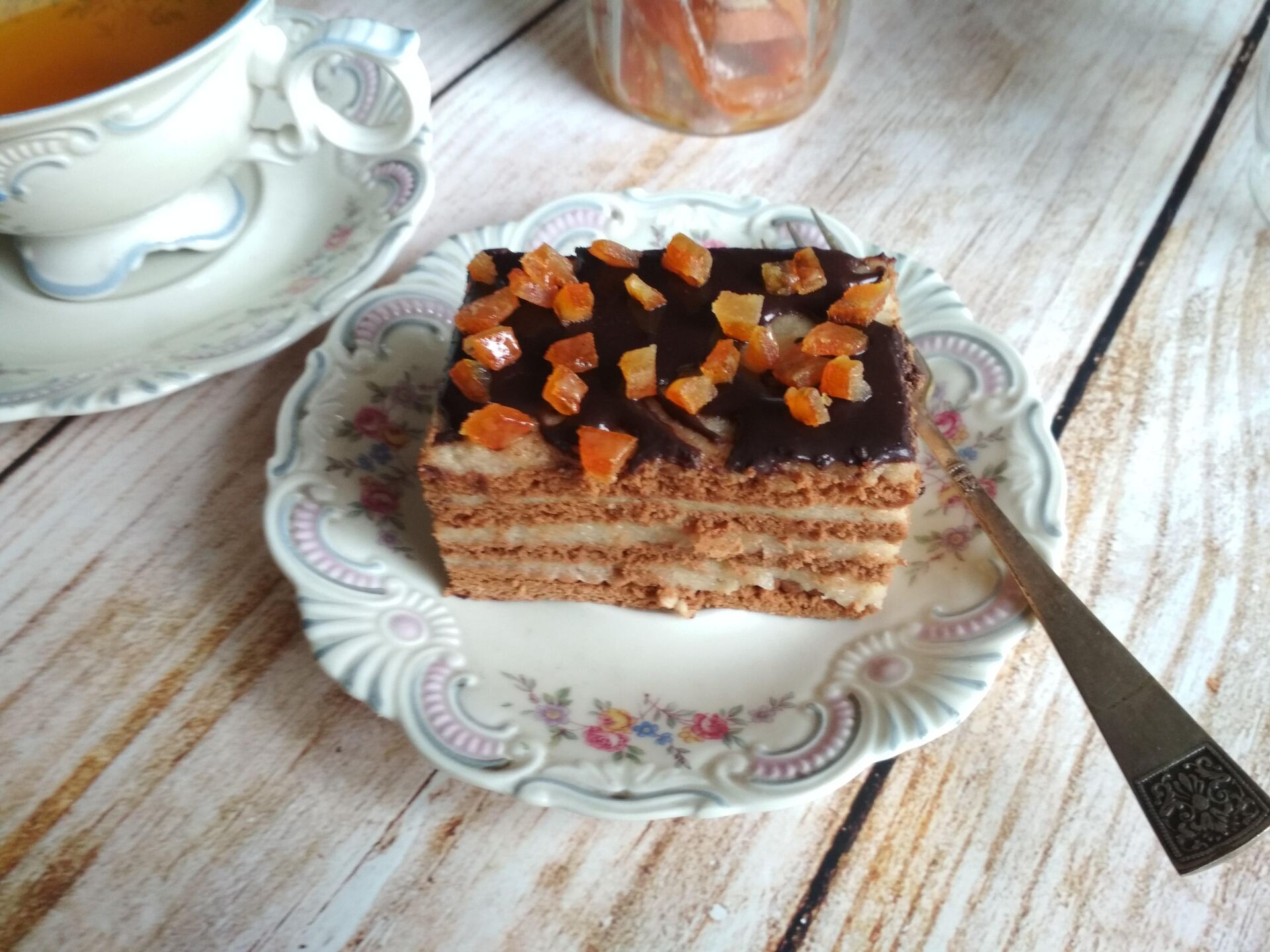 Torcik pomarańczowy bez pieczenia