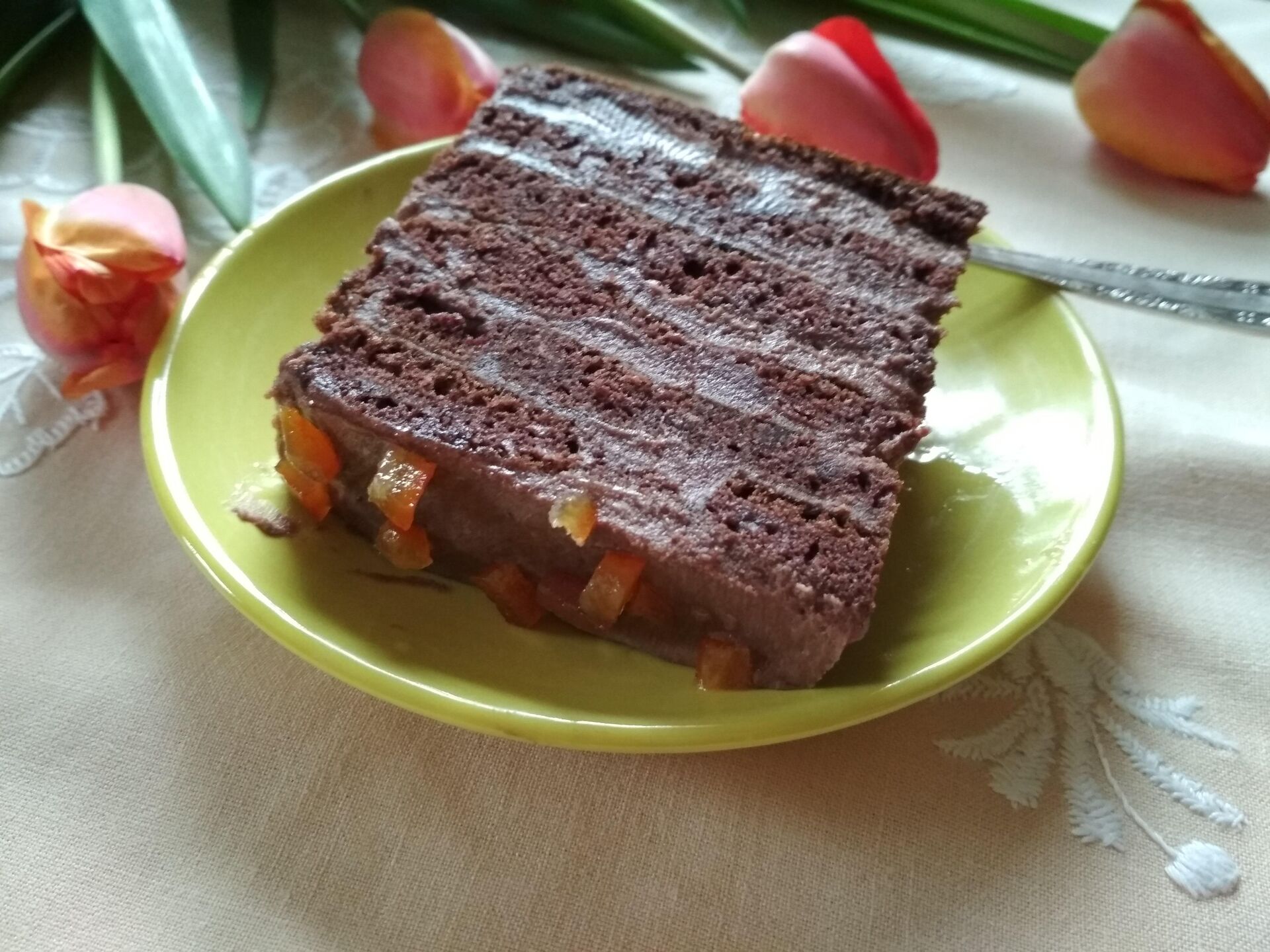 Torcik czekoladowy pieczony na patelni